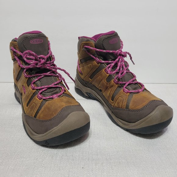 KEEN Circadia Vent Hiking Boot Shoe Waterproof Syrup Bosenberry Women's - Picture 8 of 16